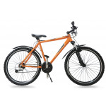 Horský bicykel 26" MTB Deore 24 Hliníkový [M] Oranžovo-čierny